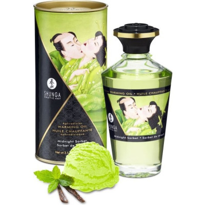 Масло интимное массажное SHUNGA MIDNIGHT SORBET (ПОЛНОЧНЫЙ ЩЕРБЕТ) 2216 SG