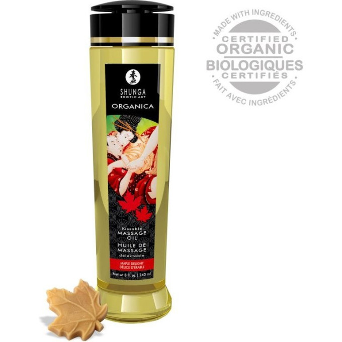 Масло массажное для тела SHUNGA ORGANICA - MAPLE PLEASURE (КЛЕНОВОЕ НАСЛАЖДЕНИЕ) 1320 SG