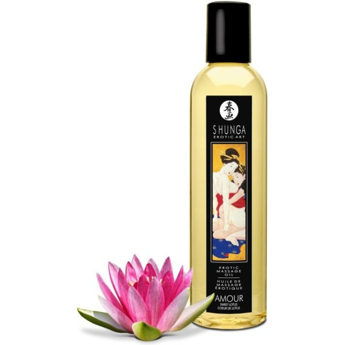 Масло массажное для тела SHUNGA SWEET LOTUS (СЛАДКИЙ ЛОТОС) 1023 SG