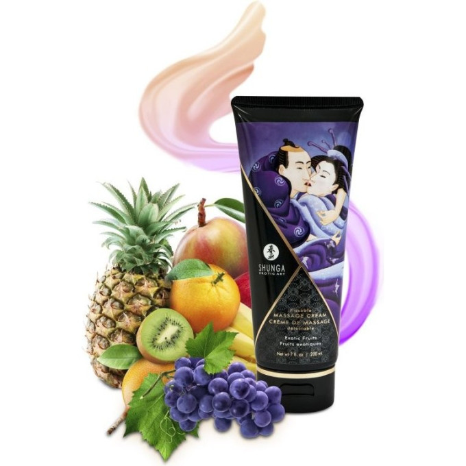 Массажный крем для тела SHUNGA EXOTIC FRUITS (ЭКЗОТИЧЕСКИЕ ФРУКТЫ - НЕОБЫКНОВЕННЫЕ ПОЦЕЛУИ) 4102 SG