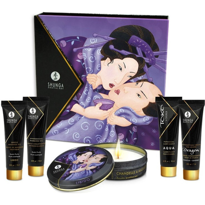 Набор SHUNGA GEISHA'S SECRET ЭКЗОТИЧЕСКИЕ ФРУКТЫ 5 предметов 8202 SG